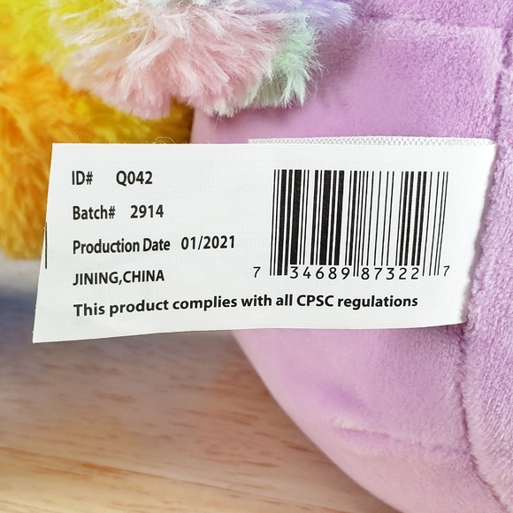 Squishmallow Sydnee the Lavender Squirrel 8" UltraSoft Stuffed Plush Toy NWT - Picture 9 of 12